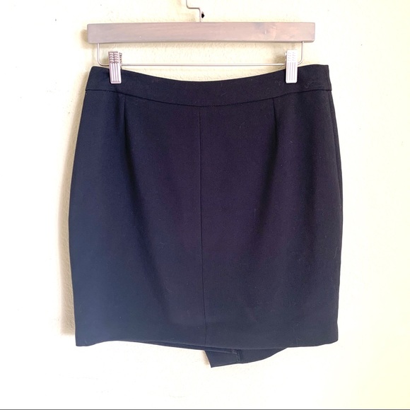 NWT SANDRO Paris JALOUSIE Faux Wrap Black Skirt - Picture 7 of 8